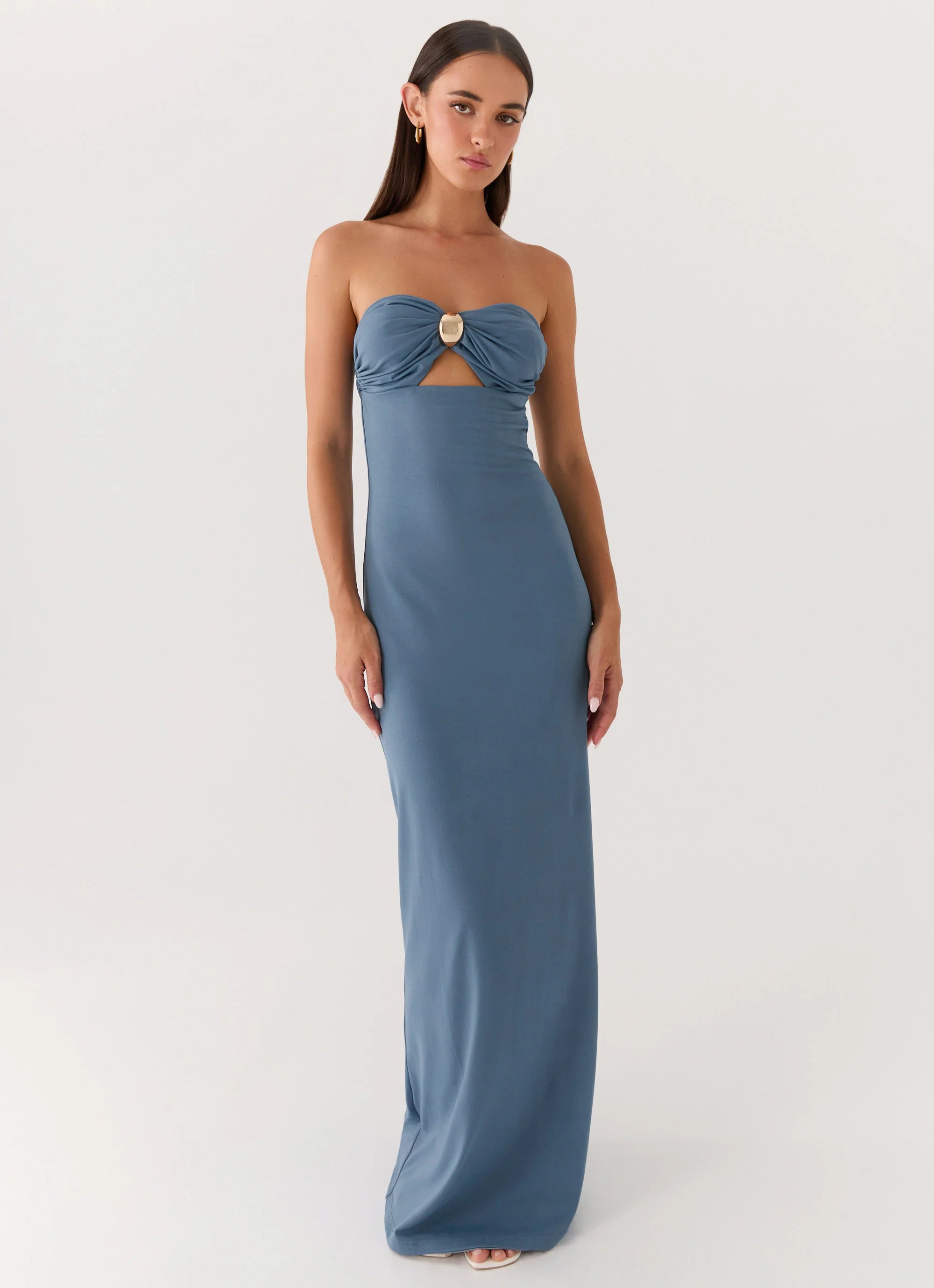Coast Is Clear Maxi Dress - Coastal Blue