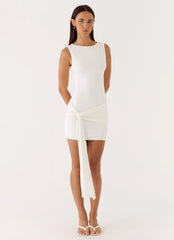 Everly Mini Dress - White