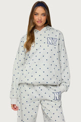 NY Babe Polka Dot Hoodie