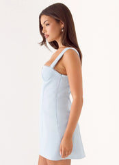 Christopha Mini Dress - Blue
