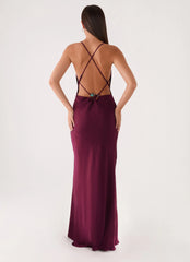 Tiano Maxi Dress - Plum