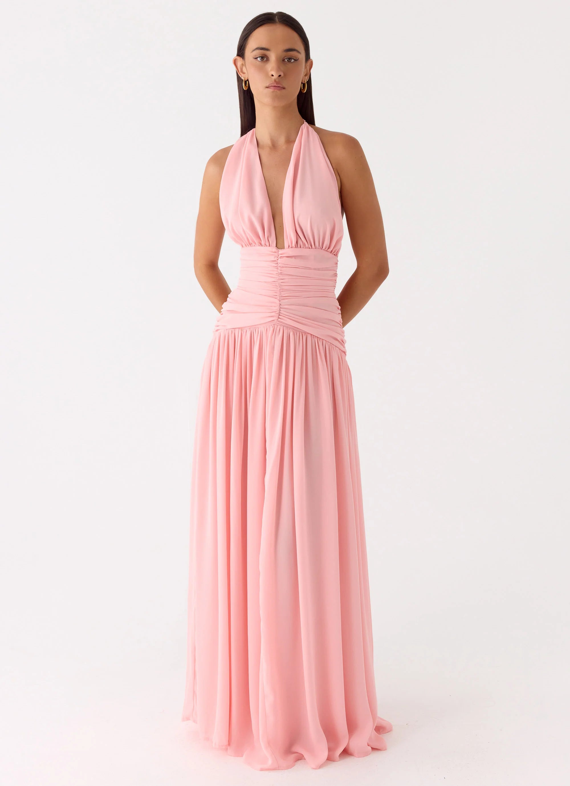Jimena Maxi Dress - Peach