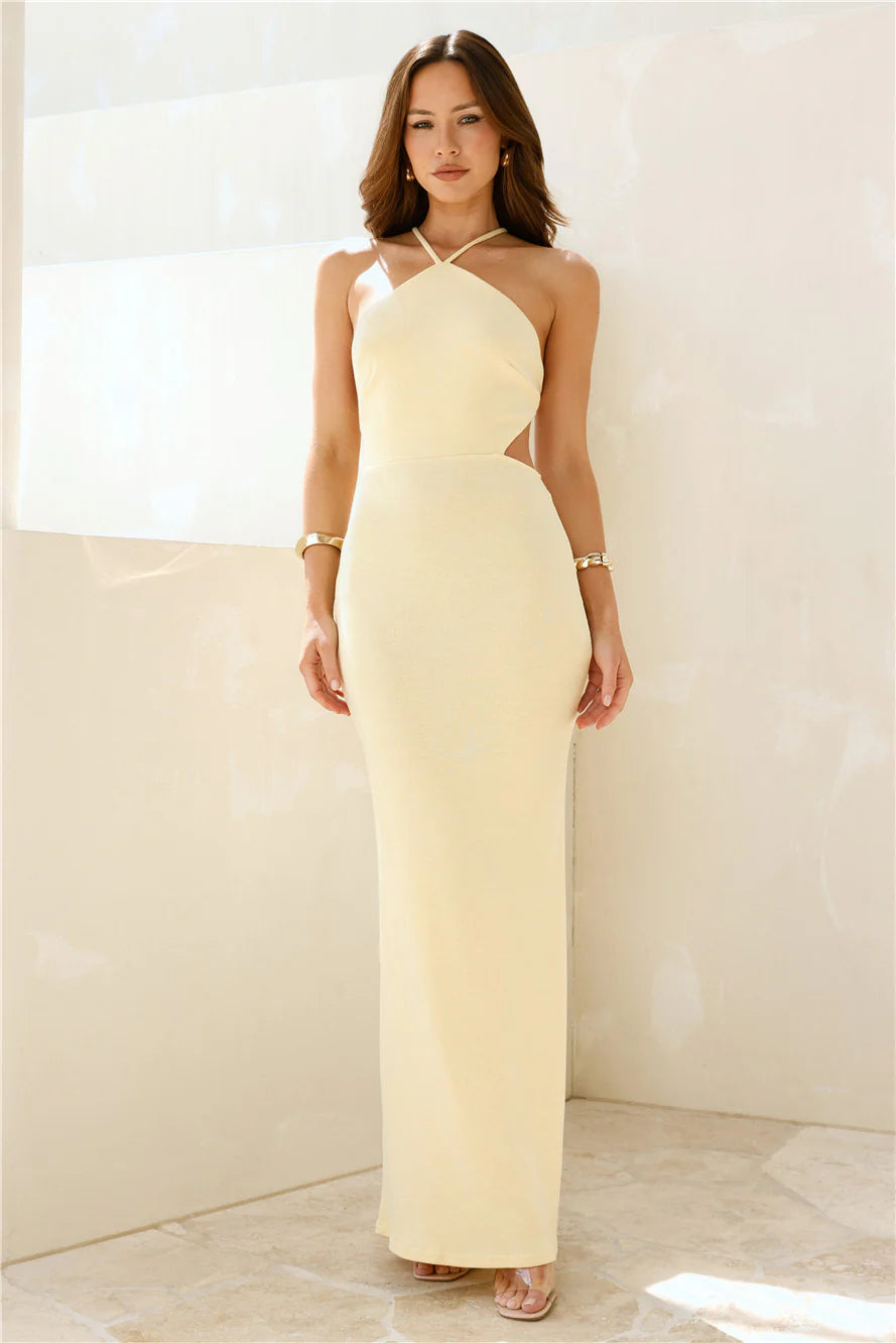 Tropiluxe Maxi Dress Yellow